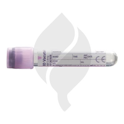 Tubos BD Vacutainer, K2E 5,4 mg, 3.0ml 13x75mm