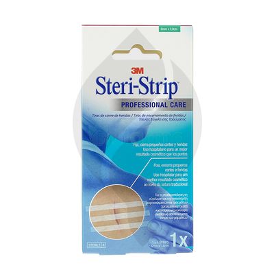 Tiras de sutura 3M Steri-Strip 3,8cm X 6mm com 6 tiras